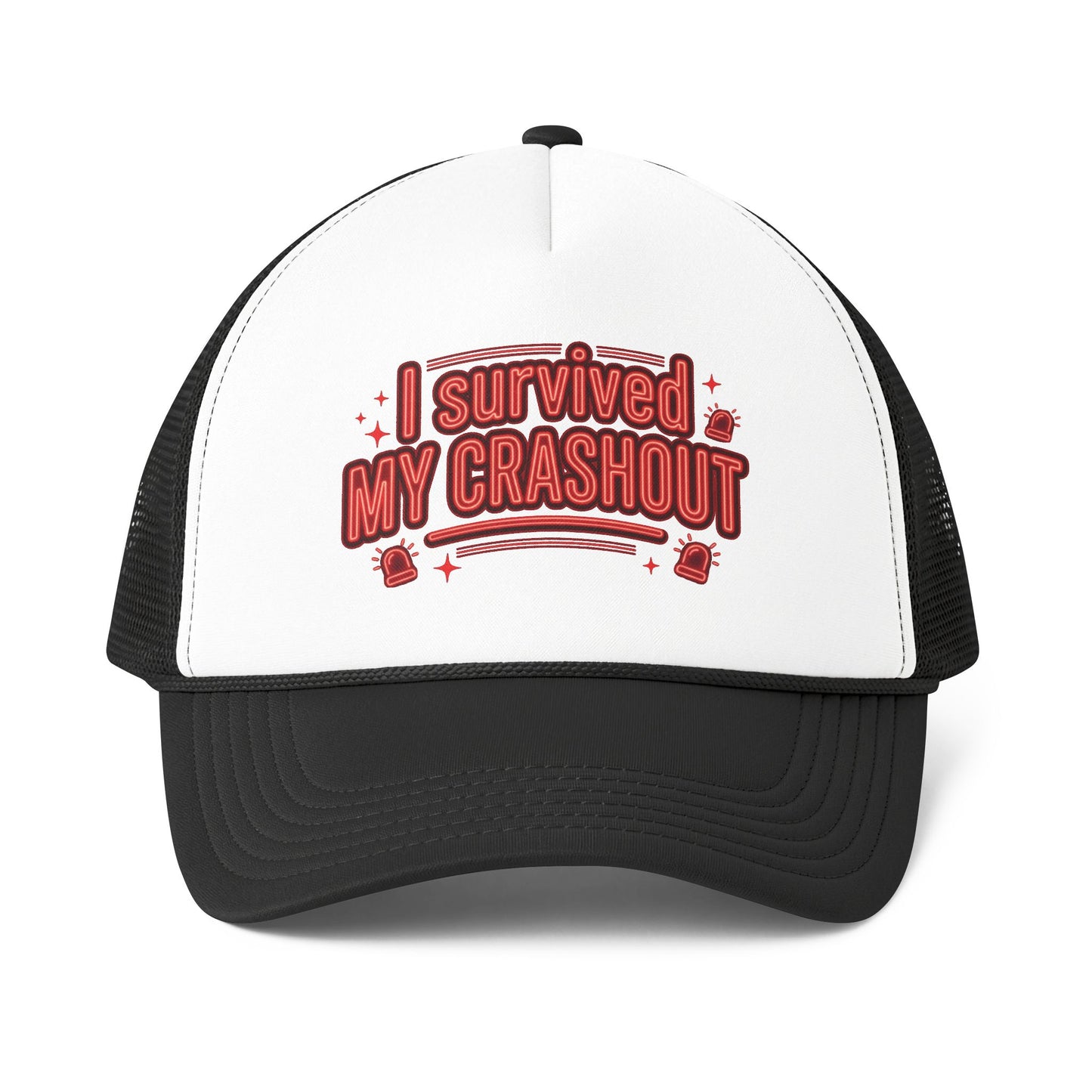 Trucker Cap : "I Survived My Crashout"