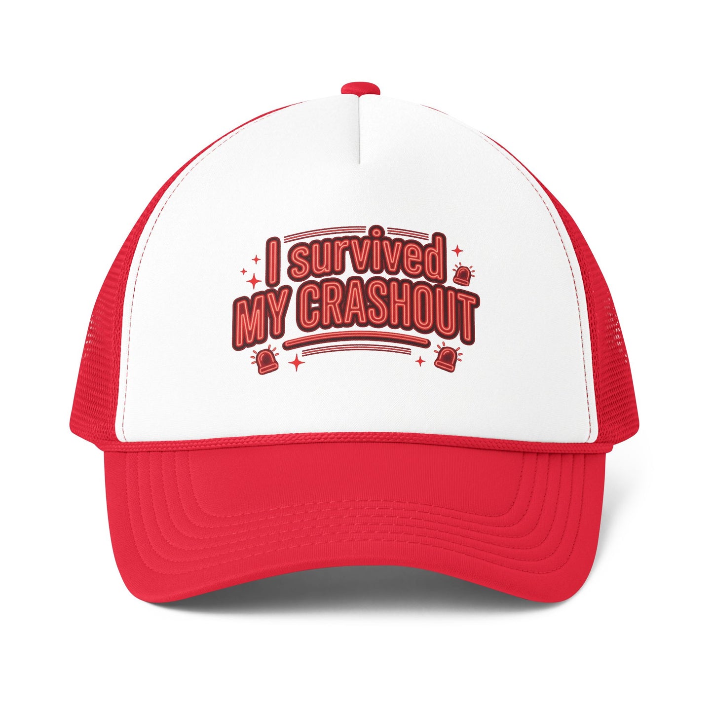 Trucker Cap : "I Survived My Crashout"