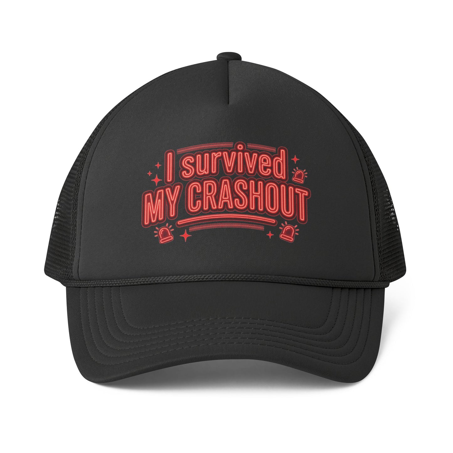 Trucker Cap : "I Survived My Crashout"