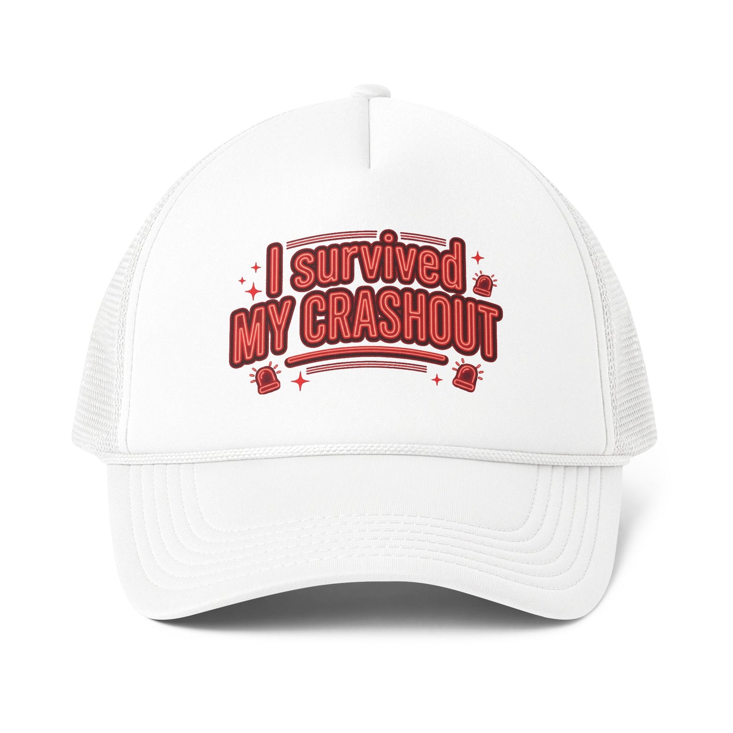 Trucker Cap : "I Survived My Crashout"
