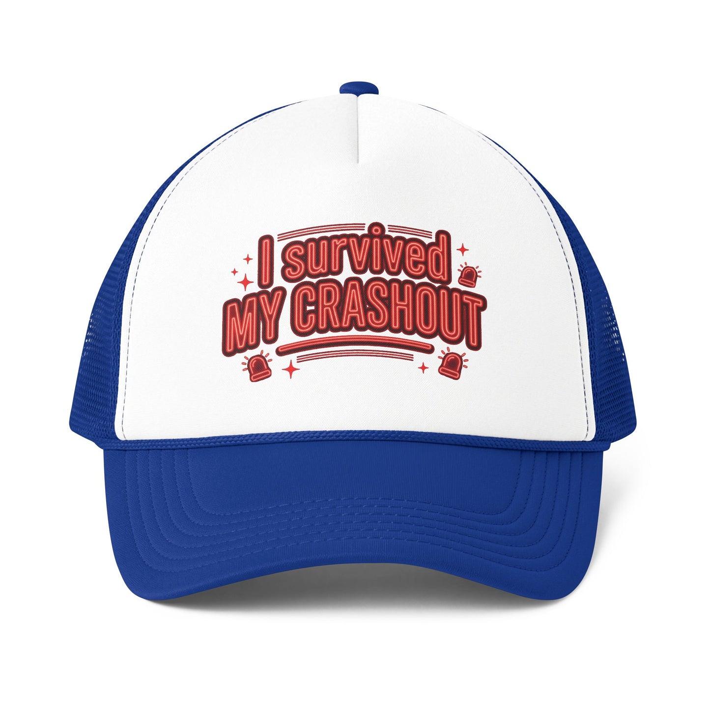 Trucker Cap : "I Survived My Crashout"