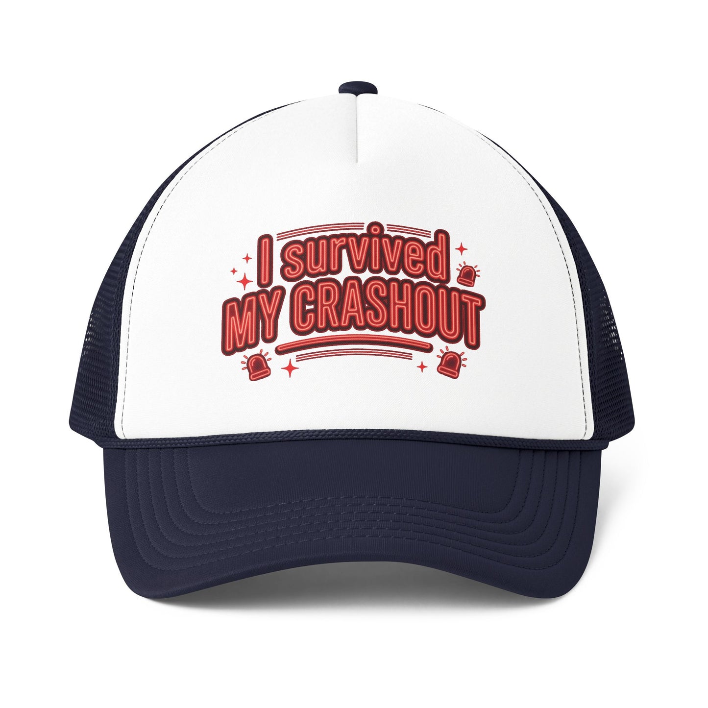 Trucker Cap : "I Survived My Crashout"